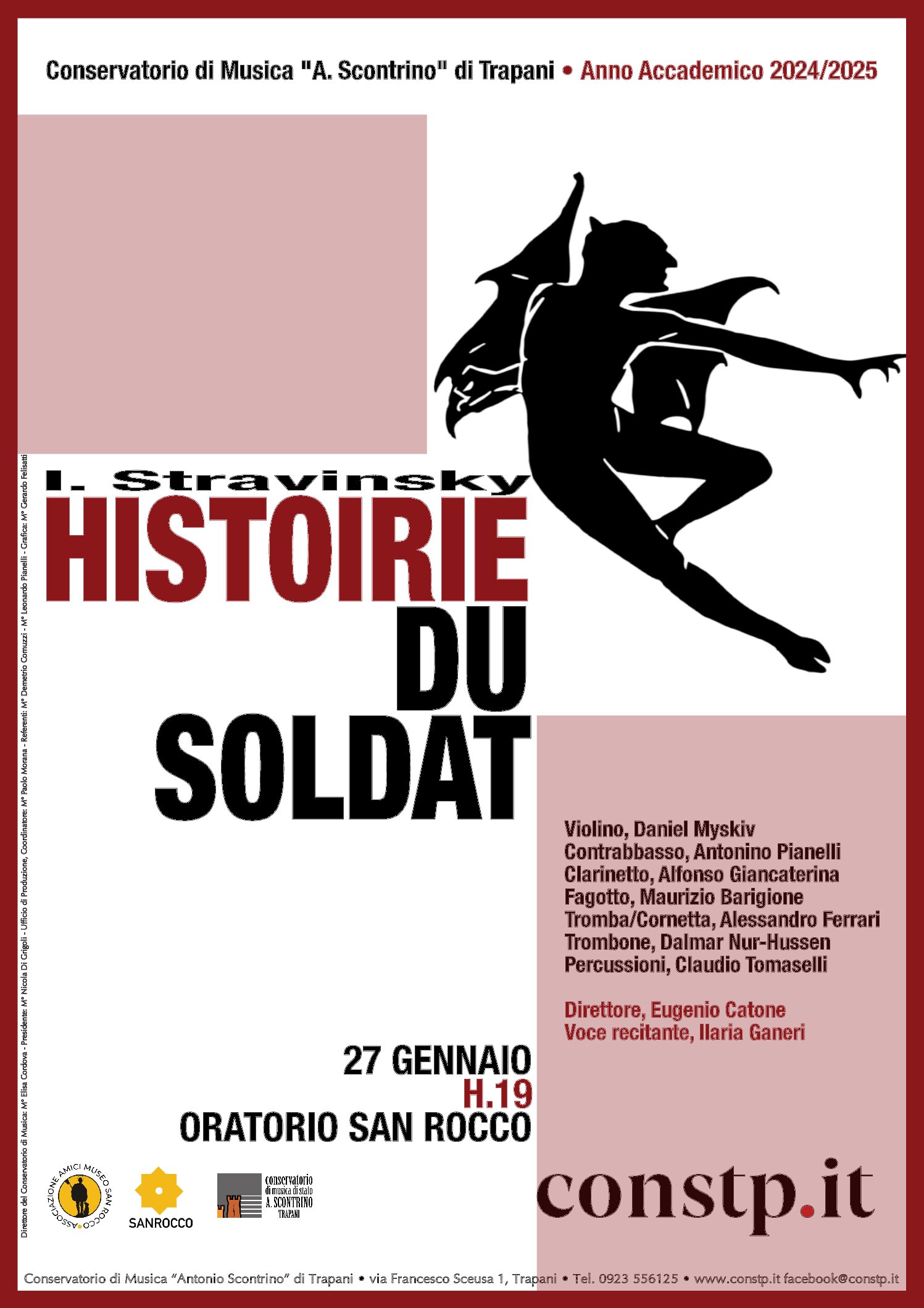 LOCANDINA HISTOIRE DU SOLDAT 27.01.2025